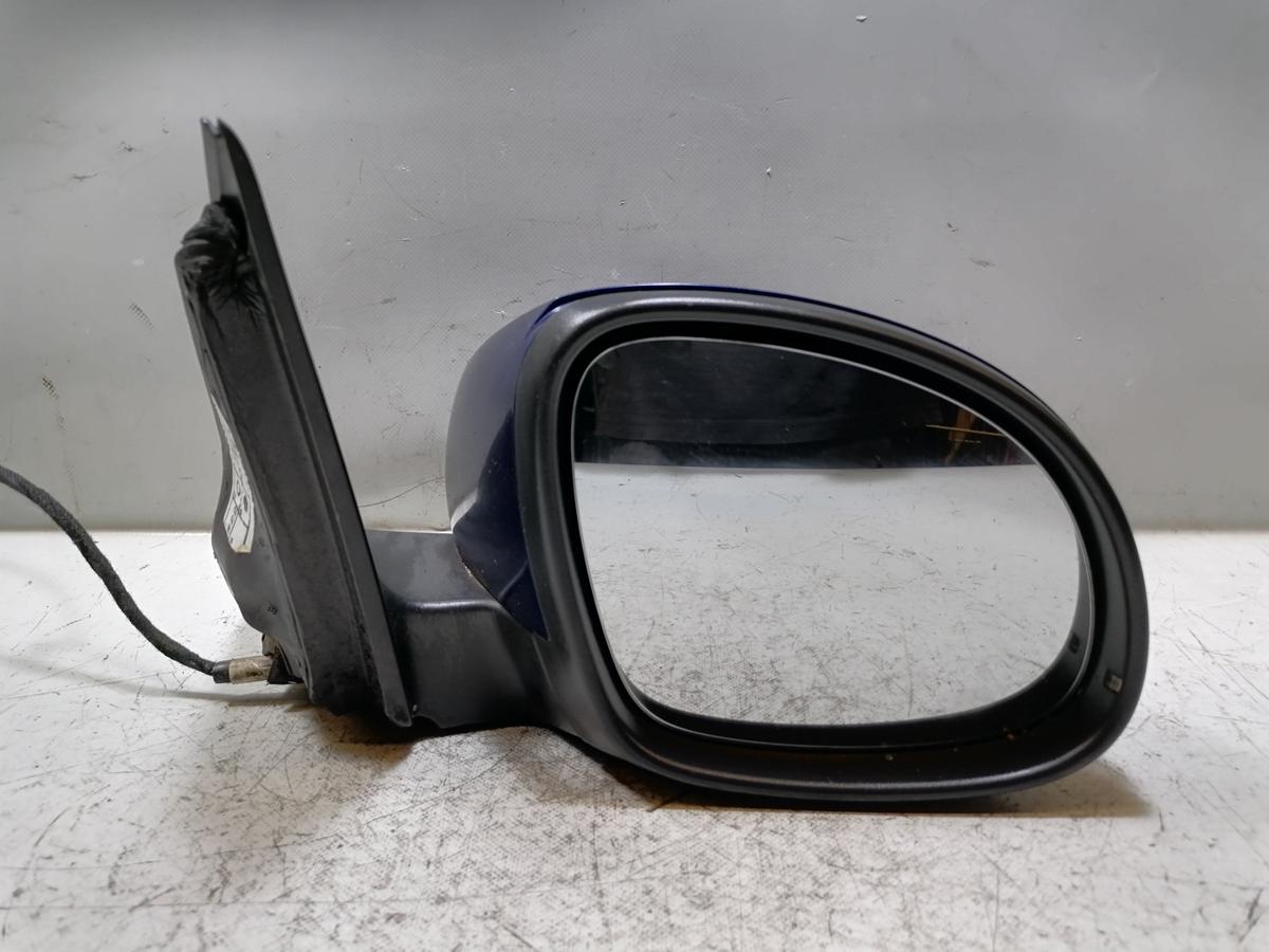 VW Tiguan 1 5N original Au&szlig;enspiegel rechts LD5Q Shadowblue elektrisch verstellbar Bj.2009